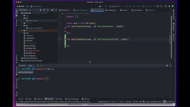How to create sample AWS Infrastructure with AWS Cloud Development Kit - CDK