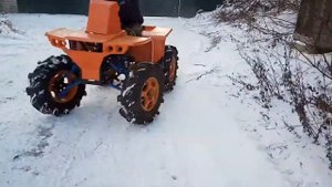 Самодельный квадроцикл из Урала