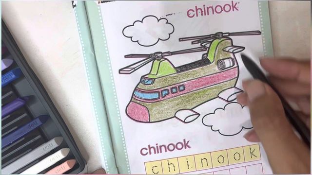 Coloring Chinook Helicopter For G20 смотреть онлайн