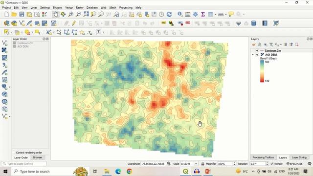 How to Create Contour using DEM in QGIS | Generate contours from DEM смотреть онлайн