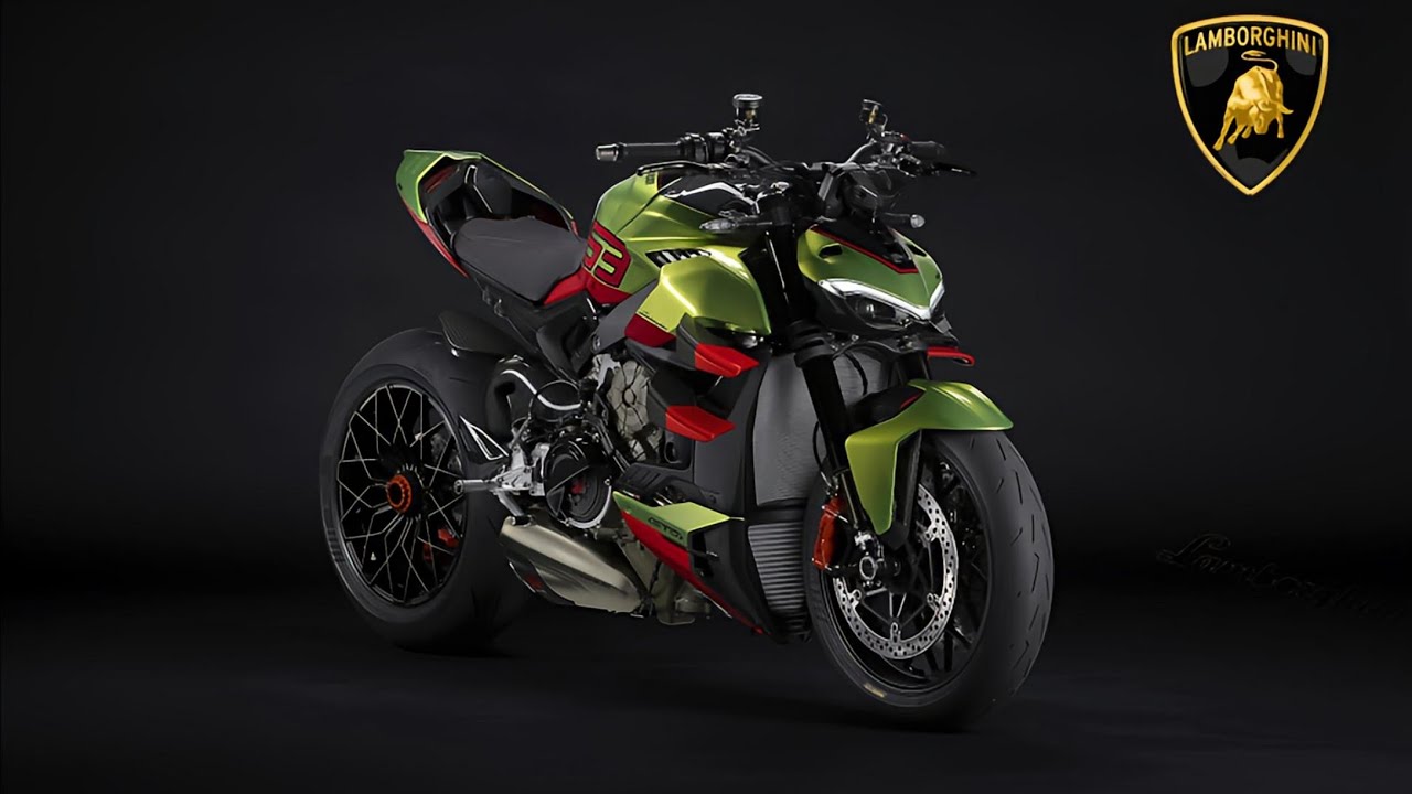 2023 Ducati Streetfighter V4 Lamborghini. Новы Итальянский спортивный мотоцикл.