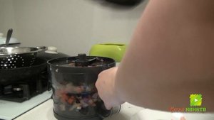 Винегрет. Нарезка кубиками.Блендер Phillips HR1669 .