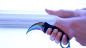 Керамбит с Aliexpress, копия ножа Керамбит из игры CS GO!