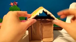 Как слепить ПРЯНИЧНЫЙ  ДОМИК из пластилина
