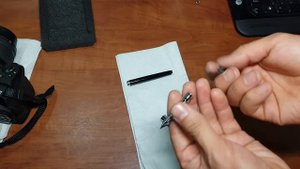 Перьевая ручка, как вставить картридж