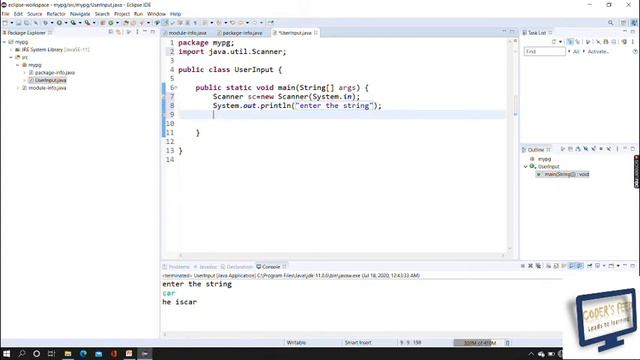 Taking User Input ||Lecture-9||java tutorial for beginners in java ||