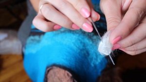 FELTING & ВАЛЯНИЕ: Курс "Эко мех"  Блок 1.Урок 2. Принцип сухого валяния. Иголка для сухого валяния
