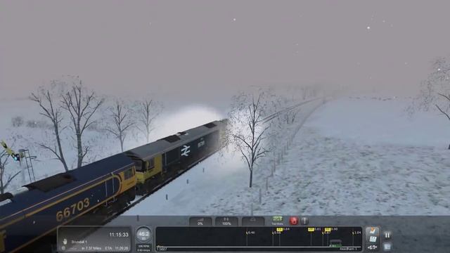 Train Simulator 2018: Class 66+ZZA's Snow Clearing смотреть онлайн
