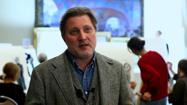 Глазунов И.И. | Интервью на открытии выставки «Поиски образа в русской истории»