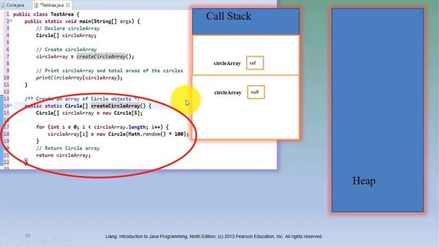 Classes and Objects in Java: Array of Objects смотреть онлайн