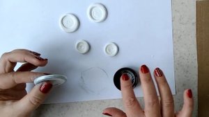 Эксперимент, украшение из полимерной глины и эпоксидной молы с эффектом мрамора