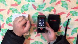 Лазерный дальномер Bosch PLR 50 C. Распаковка и обзор.