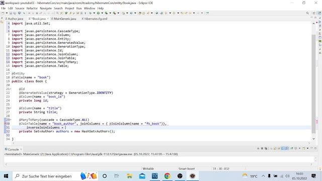 Hibernate Many To Many | JPA und Hibernate Tutorial