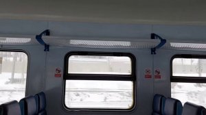 Обзор салона электропоезда ЭД4М 0372