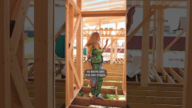 Нетипичный проект, выполненный нами с нуля #строительство #каркасныйдом #проектированиедомов смотреть онлайн