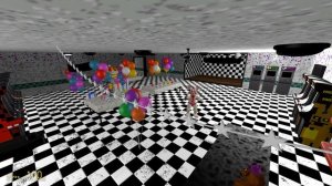 ФНаФ 2 аниматроники пугают охранника Garry's mod