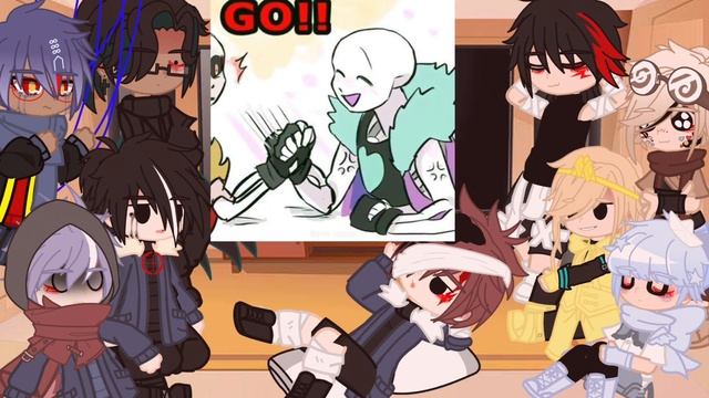 реакция сансов AU на тик ток ||1/?|| шипы присутствуют || моё AU || гача нокс смотреть онлайн