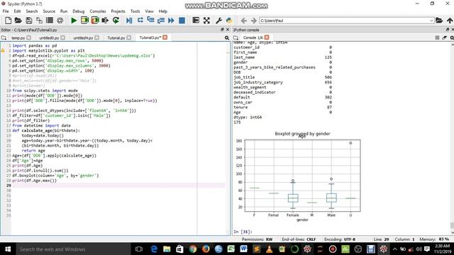 Using boxplots and scatter plots to identify outliers смотреть онлайн