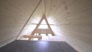 Дачный домик. A Frame summer house
