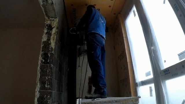 Алмазная резка и усиление проема . смотреть онлайн