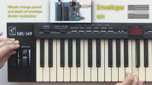 Dual AY-3-8910 MIDI synthesizer with envelope modes, part 2