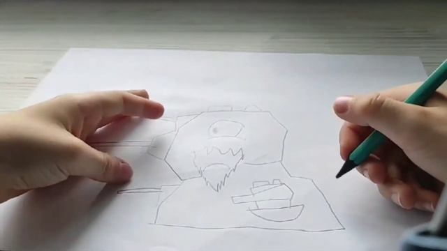 КАК НАРИСОВАТЬ ТАНК #2