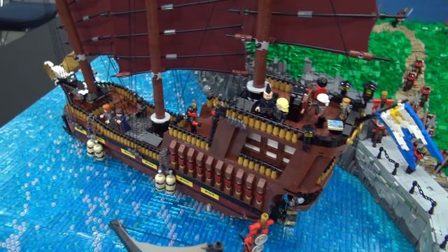 Huge LEGO Wheel of Time Battle of Falme | Bricks Cascade 2019 смотреть онлайн