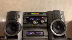 Hi-Fi system Sony RX70 test CD, external condition (центр Sony RX70 тест диска, внешний вид)