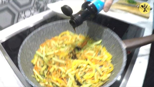 Ну, оОчень вкусная - Фунчоза. Лапша фунчоза с овощами ВКУСНО И ПРОСТО. ПОСТНЫЕ РЕЦЕПТЫ смотреть онлайн