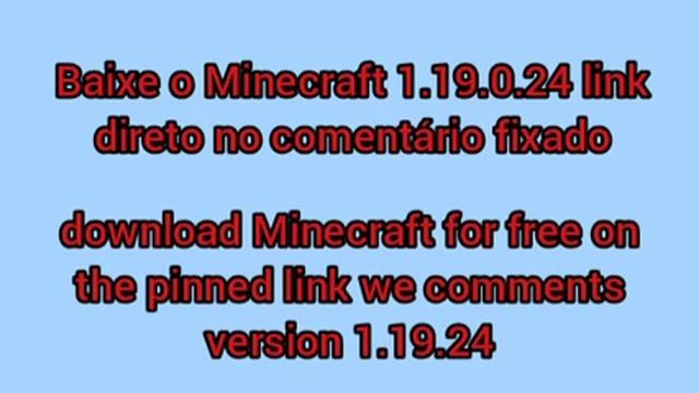 download Minecraft pé 1.19.24 смотреть онлайн