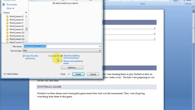 How to Save in PDF | Word 2007 смотреть онлайн