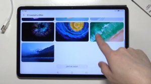 Изменение фона рабочего стола и экрана блокировки на Huawei MatePad 11