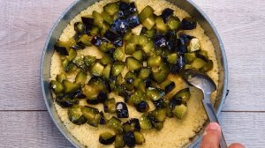 Насыпной пирог со сливами. Выпечка к чаю. Bulk cake with plums. Baking for tea