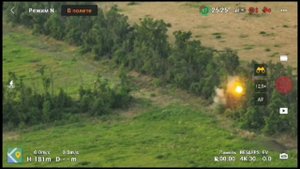 Уничтожение позиций ВСУ в районе н.п. Щербаки Запорожское напр/Destruction of the AFU position