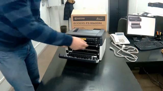 Принтер Kyocera FS 1060DN Фотобарабана DK1110 Проявки DV1110 Блоки Замена Ремкомплекта Устройство