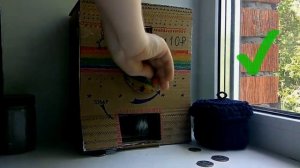 СВОИМИ РУКАМИ \\ АВТОМАТ для конфет и жвачек ИЗ КАРТОНА (ОГРОМНЫЙ) \\ DIY Gumball Machine Money.