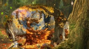 Волшебница Осень | Детский осенний футаж |  Фоновый футаж осень