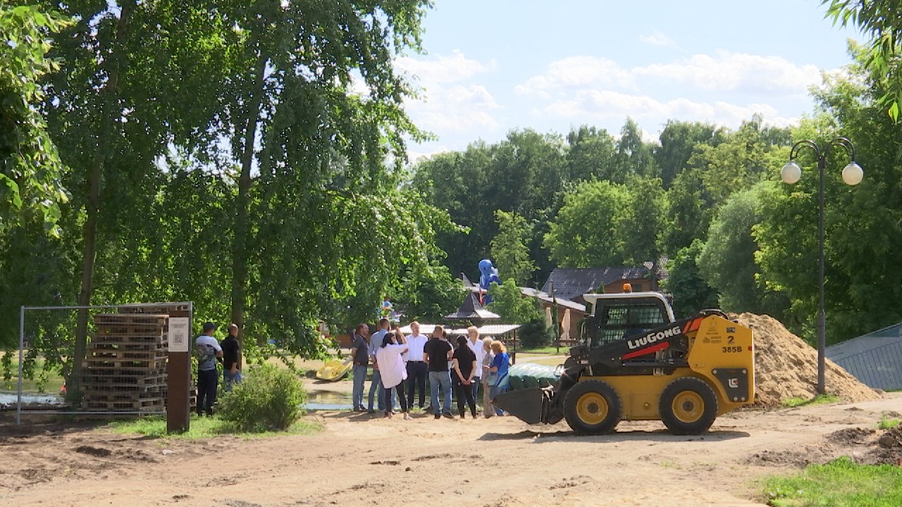 Первый этап благоустройства Наташинского парка