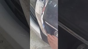 Окраска и замена переднего бампера OUTLANDER