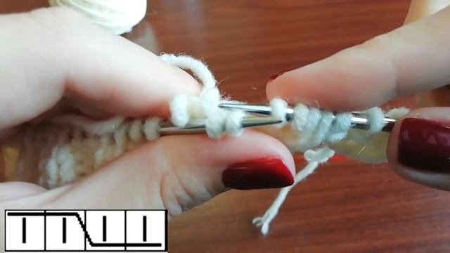 #вязание #knitting #спицы Перекрещивание петель без вспомогательной спицы