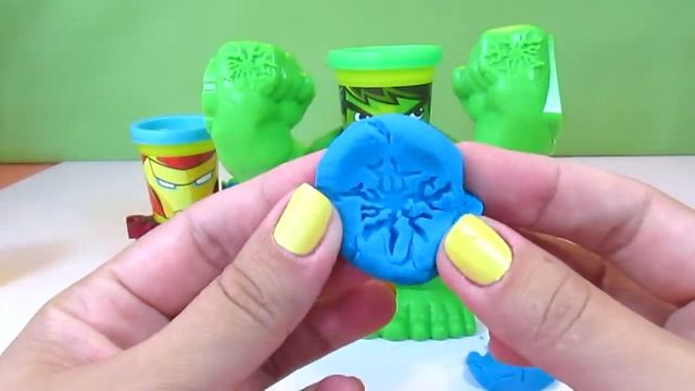 Пластилин Плей до - Разрушительный Халк и Железный человек смотреть онлайн