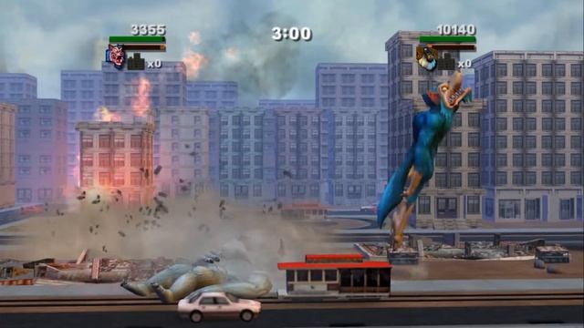 Rampage Total Destruction (PS2) | Ralph Vs Ramsey | Retro Game