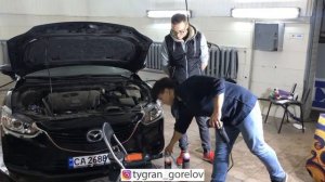 Грамотная полировка фар и оклейка пленкой на примере Mazda 6 GJ из аукциона США пригнанной в УКРАИН