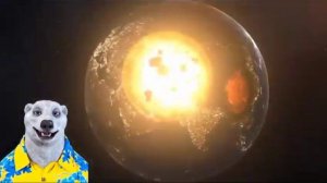белый медведь взорвал планету земля