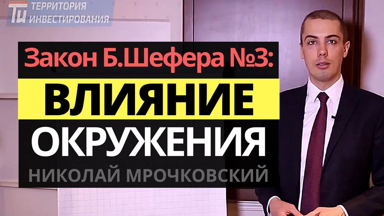 Влияние окружения на человека: Бодо Шефер: Закон финансового успеха №3: Важность окружения человека.