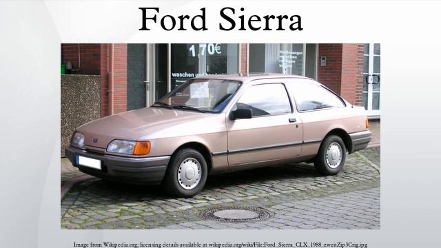 Ford Sierra смотреть онлайн