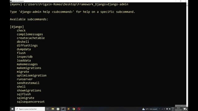 #03 INSTALLATION DE DJANGO, CREATION [ PROJET & APPLICATION ] смотреть онлайн