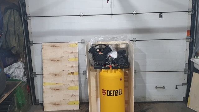 компрессор DENZEL распаковка смотреть онлайн