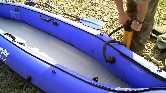 Sevylor Colorado Inflatable Canoe Review - Part 1 смотреть онлайн