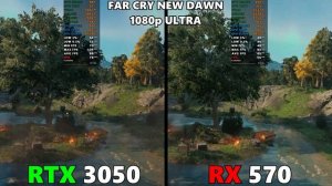 RTX 3050 VS RX 570 8GB - BENCHMARK TEST IN 16 GAMES